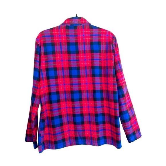 J. Crew Classic Plaid Flannel Lounge Shirt - Picture 2 of 10